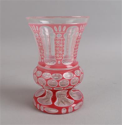 Glasbecher, Böhmen, - Decorative Porcelain and Silverware