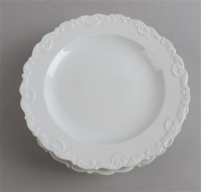 Meissen - 6 Teller, - Decorative Porcelain and Silverware