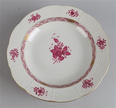 Herend - 6 Suppenteller, - Decorative Porcelain and Silverware