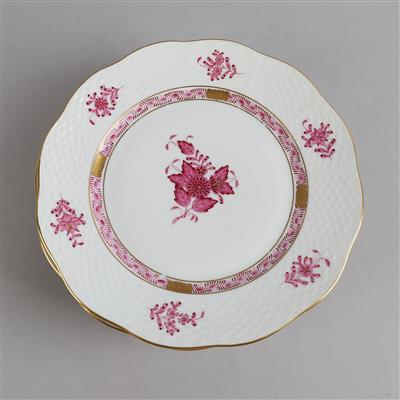 Herend - 7 Vorspeiseteller Dm. 20,7 cm, - Decorative Porcelain and Silverware