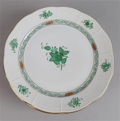 6 Speiseteller, Herend, - Decorative Porcelain and Silverware