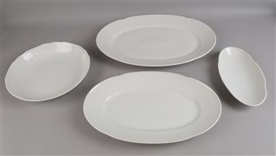 Augarten - 2 ovale Platten, 1 ovale Beilagenschale, 1 runde flache Schüssel, - Tischlein deck dich!