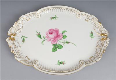 Meissen - Ovale Platte, - Antiquariato