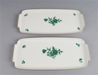 Augarten - 2 Sandwichplatten Länge 35 cm, - Decorative Porcelain and Silverware