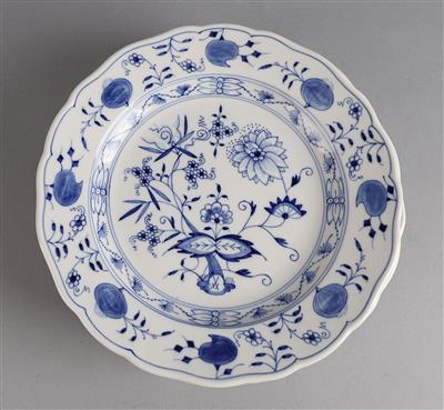 Meissen - 6 Zwiebelmuster Speiseteller, - Decorative Porcelain and Silverware