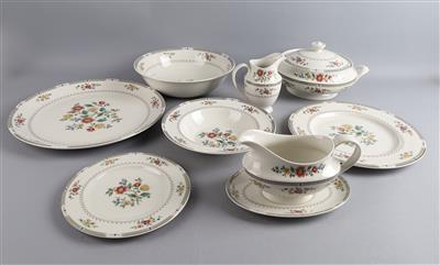 Speiseservice, Royal Doulton England, "Kings Wood" um 1960, - Decorative Porcelain and Silverware