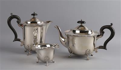 Mappin  &  Webb - Kaffee und Teegarnitur, - Decorative Porcelain & Silverware