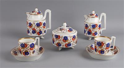 Kaffeeservice für 2 Personen, Böhmen um 1930, - Decorative Porcelain and Silverware