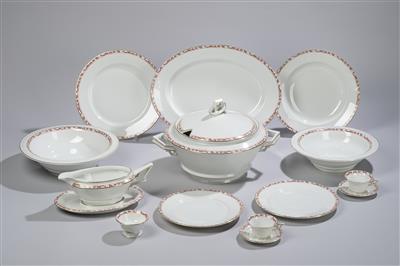 Rosenthal TIRANA Speiseservice und Moccatassen mit Untertassen, - Dekorativní porcelán a stříbro