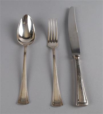 Erbe H. A. AG. - Besteck für 6Personen, - Decorative Porcelain and Silverware