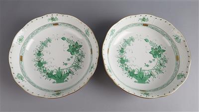 Herend - 2 runde Schüsseln, - Decorative Porcelain and Silverware