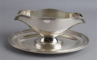 Sauciere, - Decorative Porcelain and Silverware