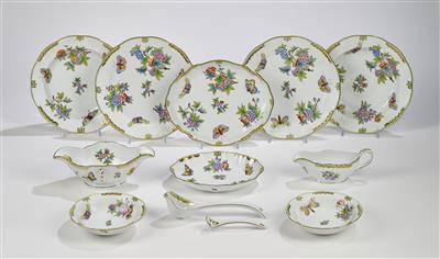 Speiseserviceteile, Herend, VICTORIA BORD D' OR, 2000, - Decorative Porcelain and Silverware