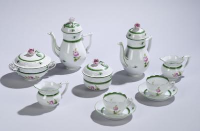 Moccaservice, Herend, - Decorative Porcelain & Silverware
