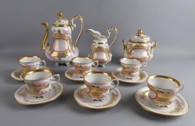 Kaffeeservice für 6 Personen: - Decorative Porcelain & Silverware