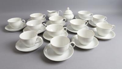 Augarten - Tee- und Kaffeeserviceteile: 6 Teetassen mit Untertassen, - Starožitnosti