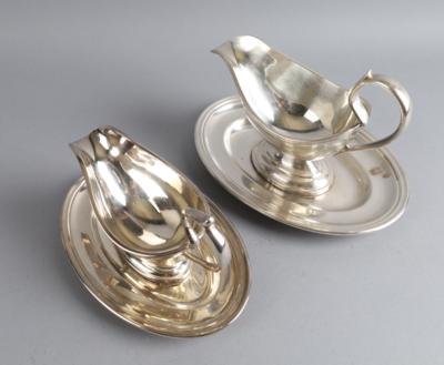 Berndorf - 2 Saucieren, - Decorative Porcelain & Silverware