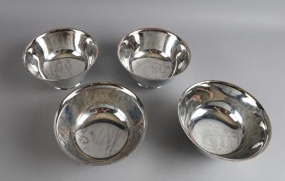 Paul Revere - 4 Schalen, - Decorative Porcelain & Silverware
