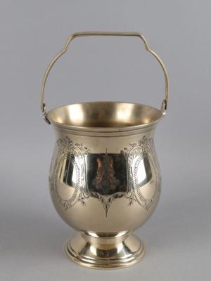 Englischer Eiswürfelbehälter, - Decorative Porcelain & Silverware