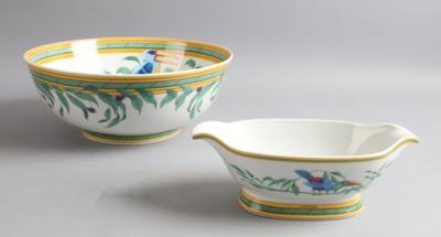 Hermès Toucans - 1 Sauciere, 1 Schüssel, - Antiquariato