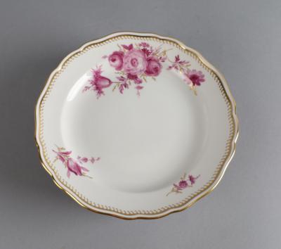 Meissen - 6 Dessertteller, - Decorative Porcelain & Silverware