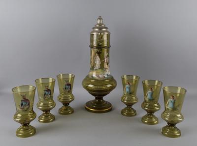 Trinkgarnitur, - Decorative Porcelain & Silverware