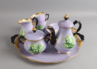 Dejeuner, Fischer  &  Mieg, Pirkenhammer, - Decorative Porcelain and Silverware