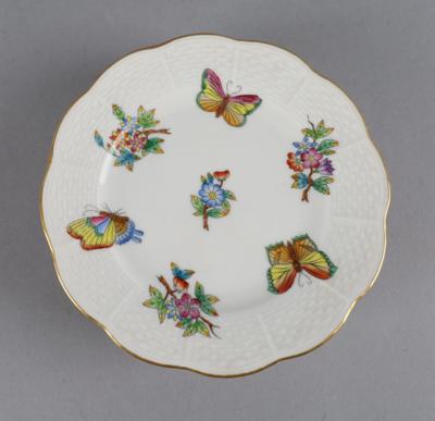 Herend - 6 Brotteller Dm. 15 cm, - Decorative Porcelain and Silverware