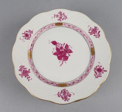 Herend - 6 Dessertteller Dm. 19 cm, - Decorative Porcelain and Silverware
