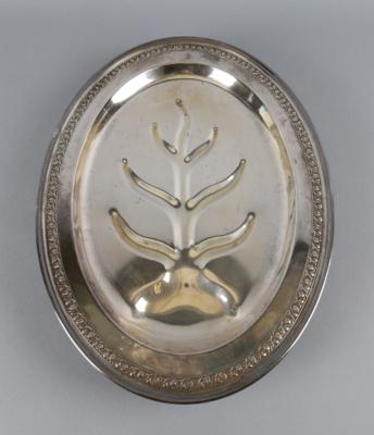 Ovale Fleischplatte, - Decorative Porcelain and Silverware