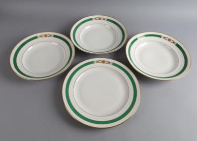 Herend - 3 Suppenteller, 1 Platzteller, - Decorative Porcelain and Silverware