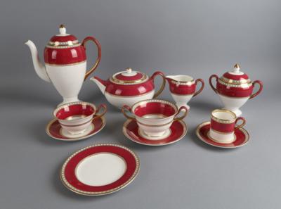 Wedgwood Ulander Speise-, Tee-, Kaffee- und Mokkaservice, - Antiquariato