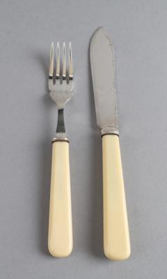 Joseph Rodgers  &  Sons, Sheffield - Fischbesteck für 6Personen, - Decorative Porcelain & Silverware