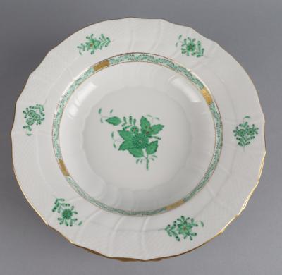 Herend - 6 Suppenteller Dm. 24,5 cm, - Decorative Porcelain & Silverware