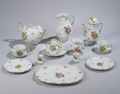 Kaffee-Teeservice, Herend, - Decorative Porcelain & Silverware