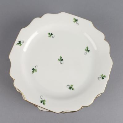 6 Dessertteller Dm. 19,5 cm, Augarten, - Decorative Porcelain and Silverware