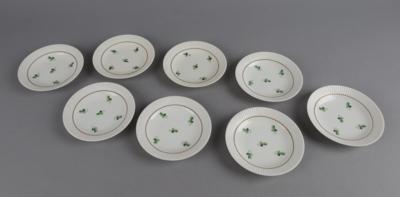 8 Konfektschälchen Dm. 11 cm, Porzellanmanufaktur Augarten, - Decorative Porcelain and Silverware