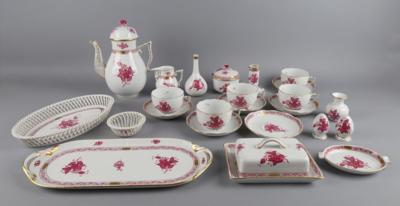 Herend Kaffeeserviceteile, - Decorative Porcelain and Silverware