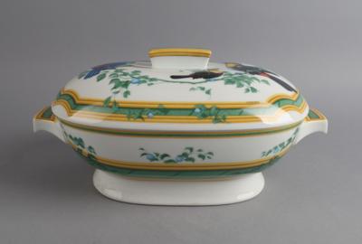 Hermès Toucans - Ovale Deckelterrine, - Antiquariato