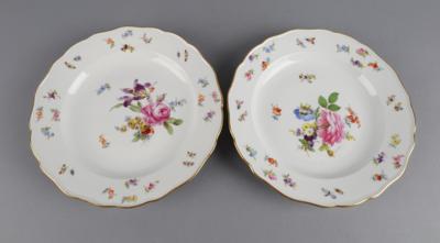 Meissen - -2 Speiseteller Dm. 25 cm, - Antiquariato