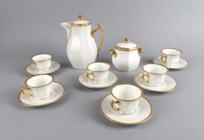 Rosenthal Mokkaservice, Selb um 1926, - Decorative Porcelain and Silverware