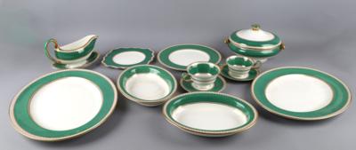 Wedgwood Ulander Powder Green Speise- und Teeserviceteile: - Starožitnosti