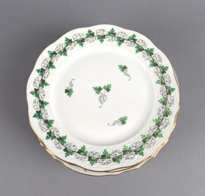 Herend - 6 Dessertteller Dm. 18,7 cm, - Decorative Porcelain & Silverware