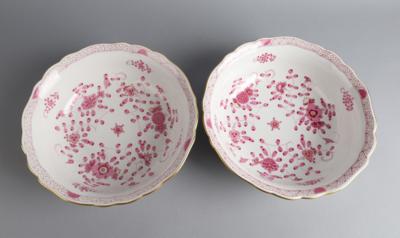 Meissen - 2 runde Schüsseln Dm. 27,5 cm, - Decorative Porcelain & Silverware