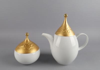 Rosenthal Zauberflöte Sarastro - Kaffeekanne, Zuckerdose, - Antiquariato