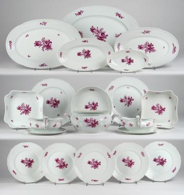Speiseservice, - Decorative Porcelain & Silverware