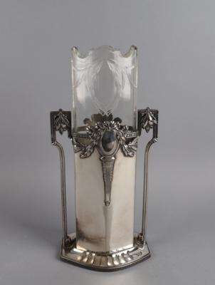 Vase mit Lorbeerblattdekor, Argentorwerke Rust  &  Hetzel, Wien, um 1900/15 - Decorative Porcelain & Silverware