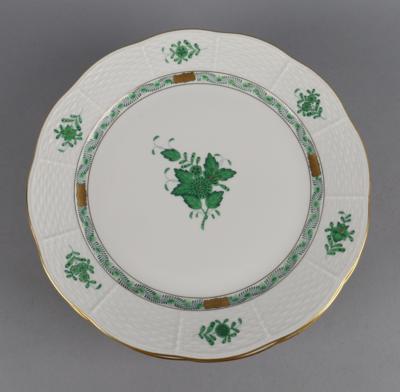 Herend - 6 Speiseteller Dm. ca. 25,5 cm, - Decorative Porcelain & Silverware