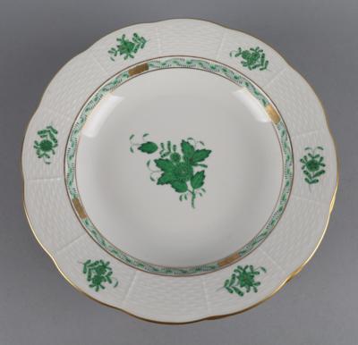 Herend - 6 Suppenteller Dm. ca. 24,5 cm, - Decorative Porcelain & Silverware