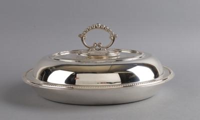 Ovale Deckelterrine, - Antiquariato